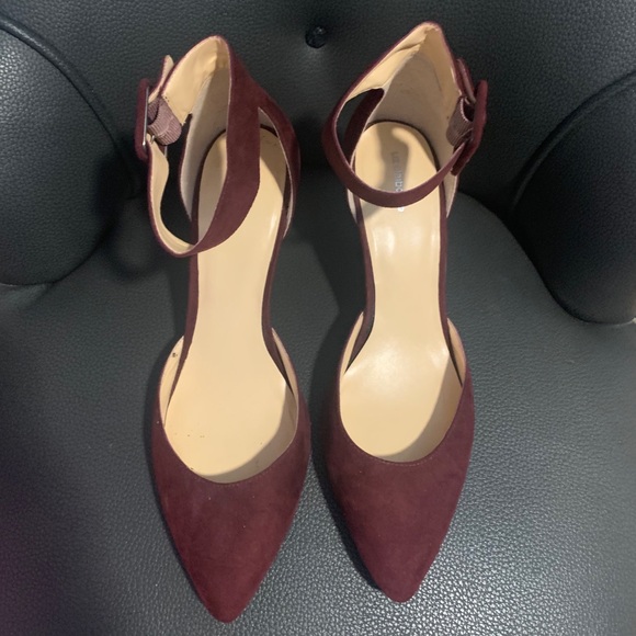 Burgundy / Heels / With Ankle Strap - Picture 5 of 5